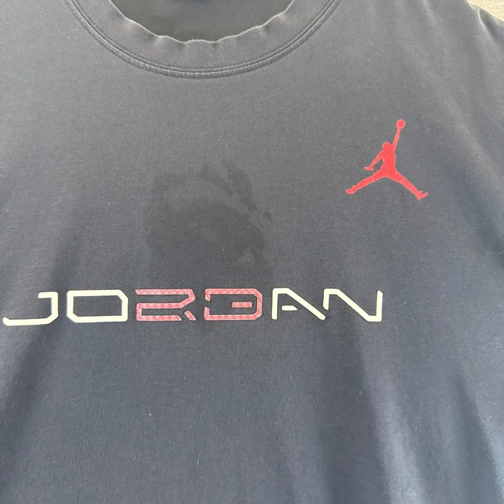 Jordan NikeFIT Long Sleeve Shirt Mens Large Black Jumpman Athletic Tee